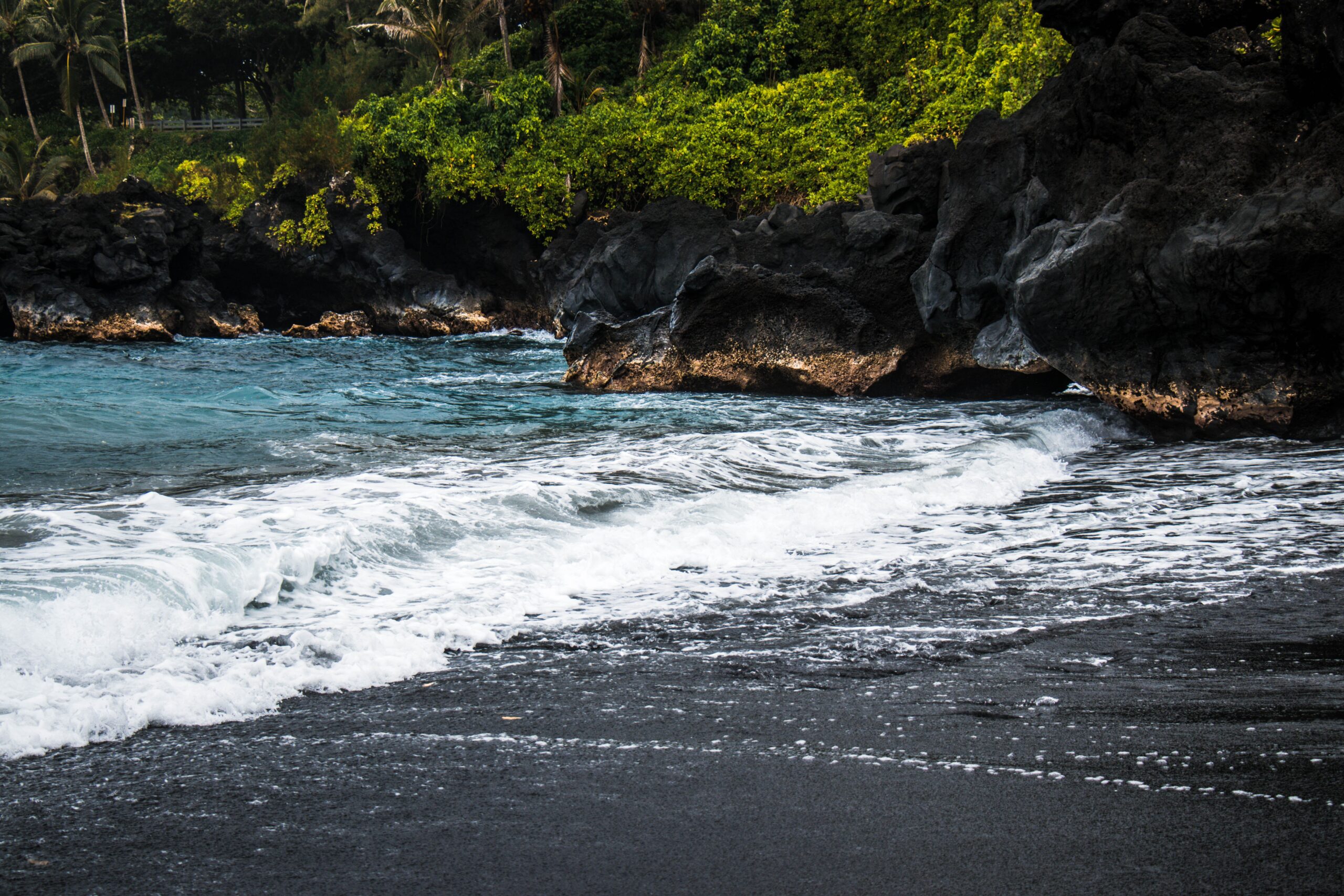 Best Beaches in USA Black Sand Beach, Maui, Hawaii